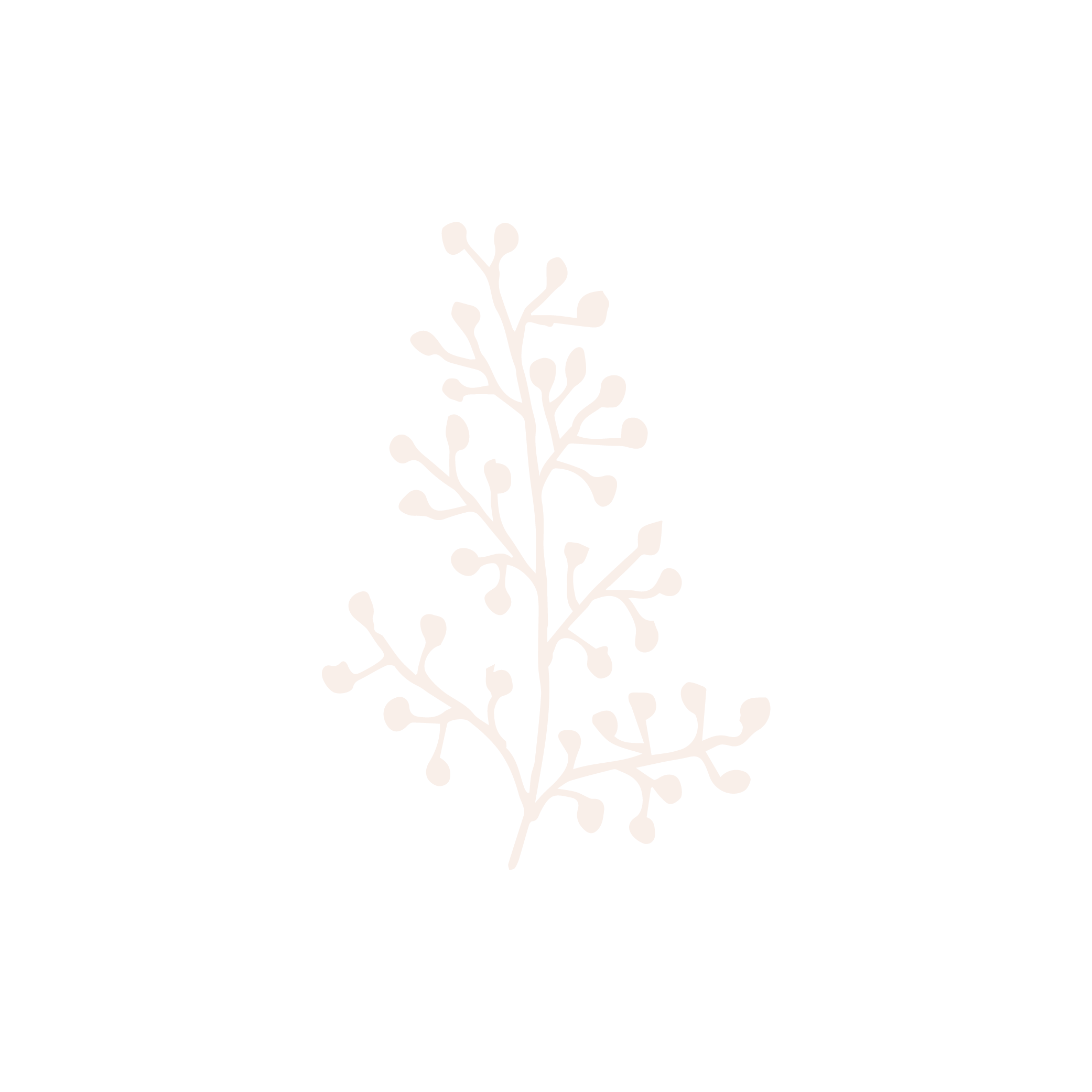 hand-drawn floral